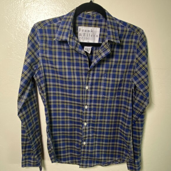 Frank & Eileen Tops - Frank & Eileen Plaid Button-Down Shirt | Size Small | Made in California